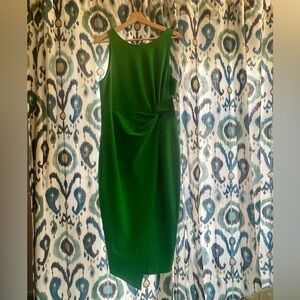 Beautiful All Occasion Knit Dress. Kelly Green